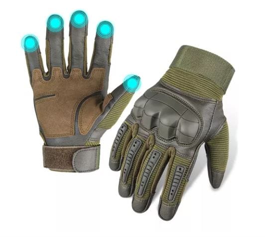 Guantes De Cuero Para Motociclista Con Pantalla Táctil, T-g $810