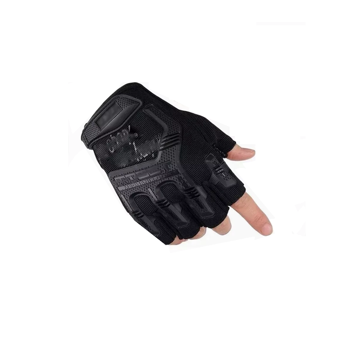 Foto 2 pulgar | Guantes Deportivos Medio Dedo Eo Safe Imports ESI-12833 Negros Unitalla