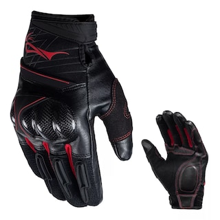 Foto 2 | Guantes Para Motocicleta Microfibra Cuero Y Fibra De Carbono L/xl Eo Safe Imports Esi-13805 Rojo