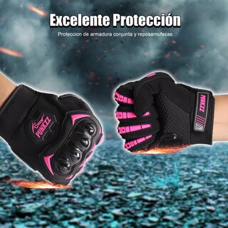 Foto 4 | Guantes Proteccion Pantalla Táctil De Dedo Para Motocicletatalla G Eo Safe Imports Esi-13782 Multicolor