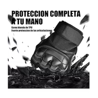 Foto 2 | Guantes De Proteccion Anti Derrape Pantalla Táctil Talla M Eo Safe Imports Esi-14325 Negro