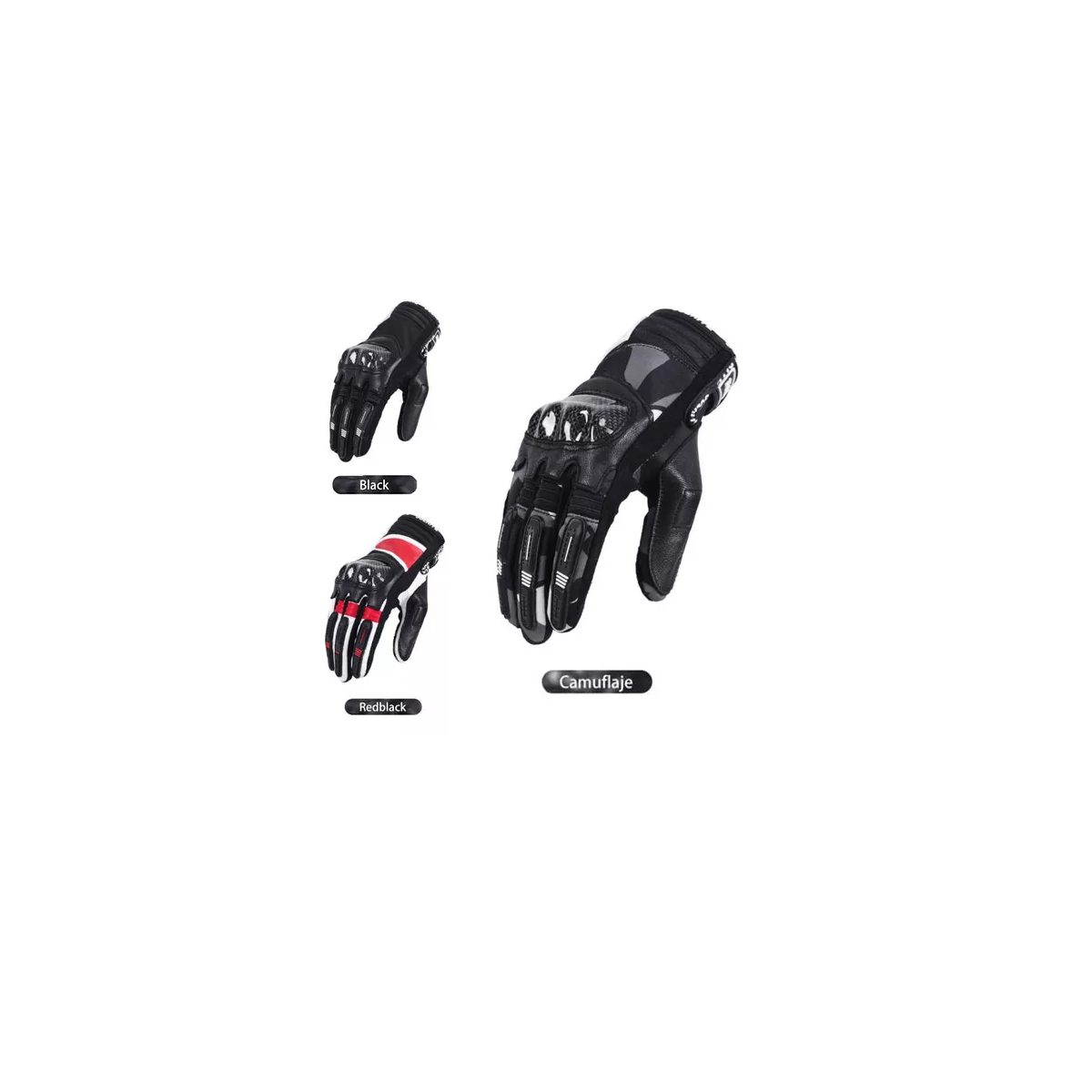 Foto 4 pulgar | Guantes De Protección Antideslizantes Camuflaje Talla Xxl Eo Safe Imports  Esi-14348 Negro