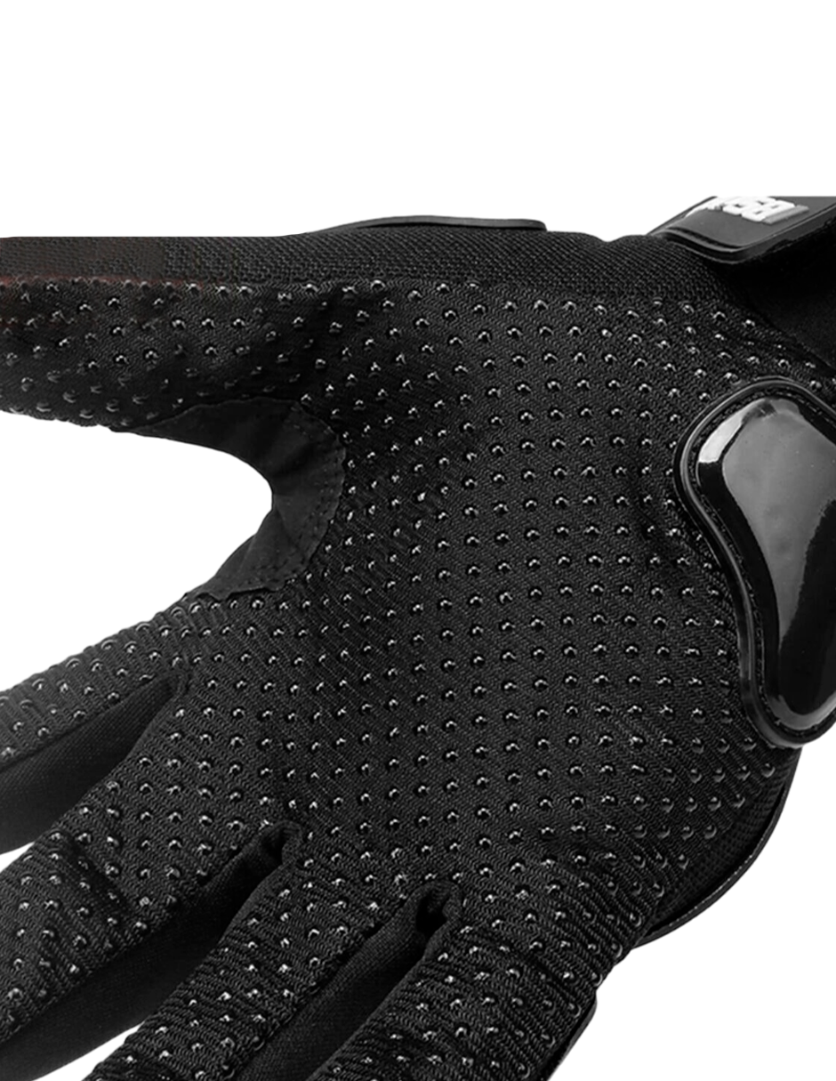 Foto 4 pulgar | Guantes Para Motociclista Antideslizante Con Sensores Táctiles Talla  L Negro Con Verde Bluelander