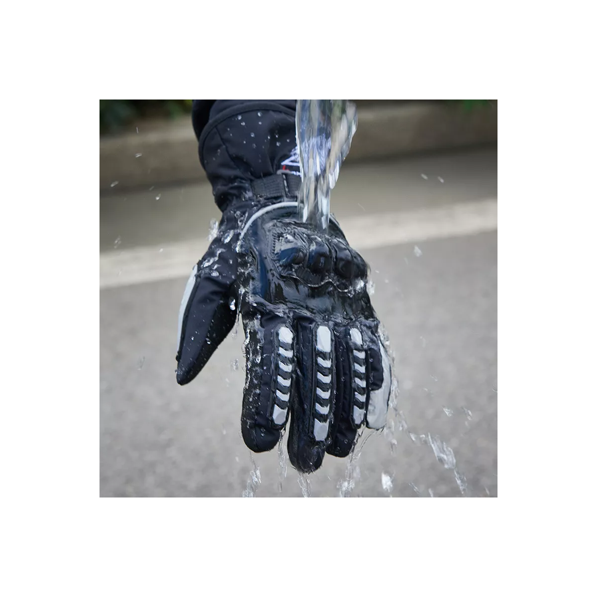 Foto 3 pulgar | Guantes de Moto Impermeables Térmicos Talla M/g Eo Safe Imports Esi-16847 Negro