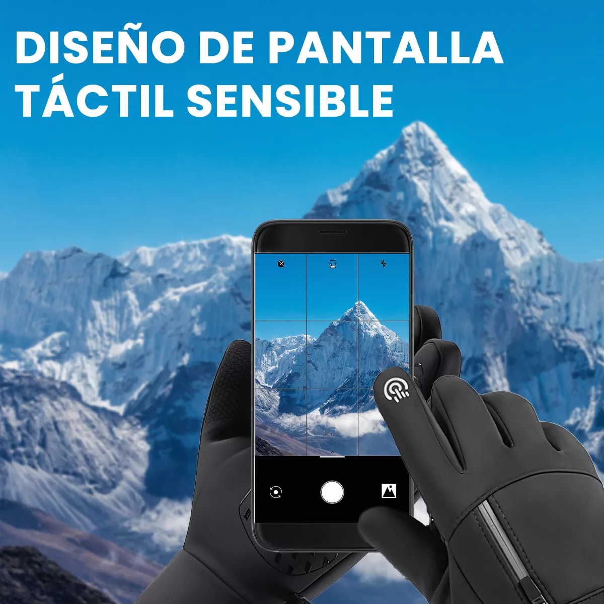 Foto 4 pulgar | Guantes Térmicos Invierno Moto/bicicleta Pantalla Tactil Talla Xl Eo Safe Imports Esi-17354 Negro