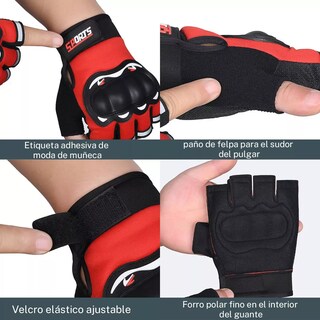 Foto 3 | Guantes Antideslizantes Transpirables Para Ciclismo Eo Safe Imports Esi-17356 Multicolor