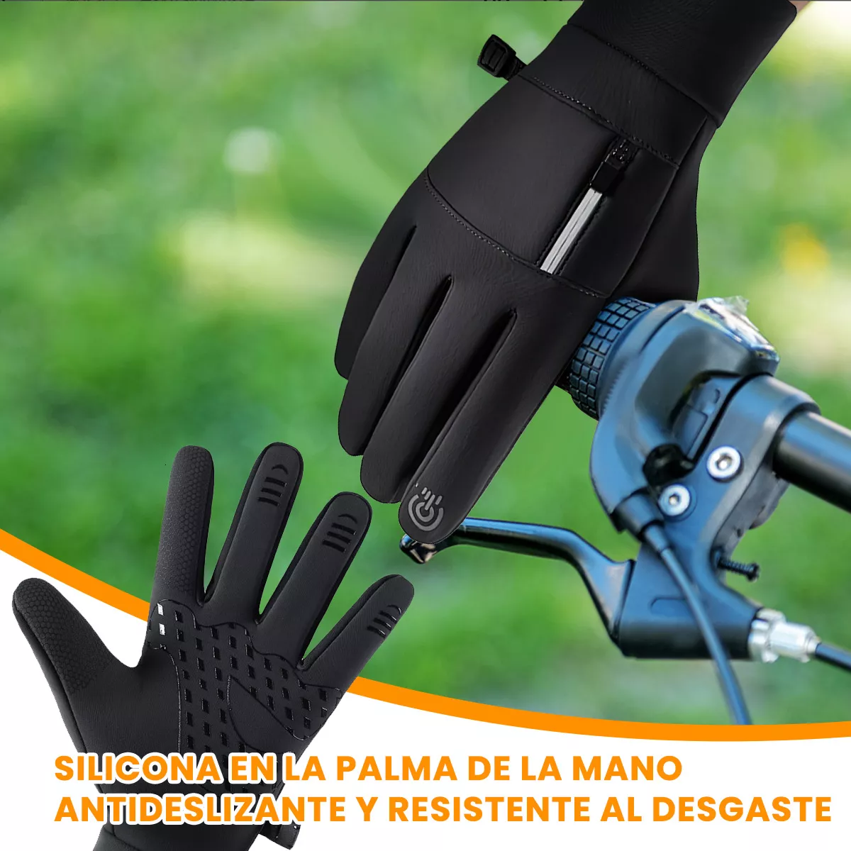 Foto 5 pulgar | Guantes Térmicos Invierno para Moto Talla M/g Eo Safe Imports Esi-17352 Negro