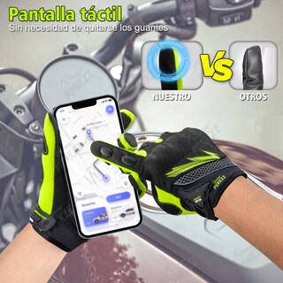 Foto 2 | Guantes Para Moto Motociclista Talla M Eo Safe Imports Esi-18254 Multicolor