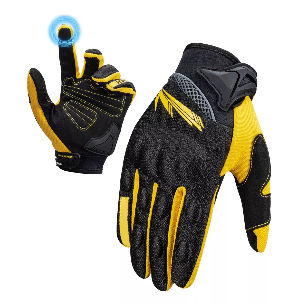 Guantes Para Moto Motociclista Talla M  Eo Safe Imports Esi-18246 Multicolor