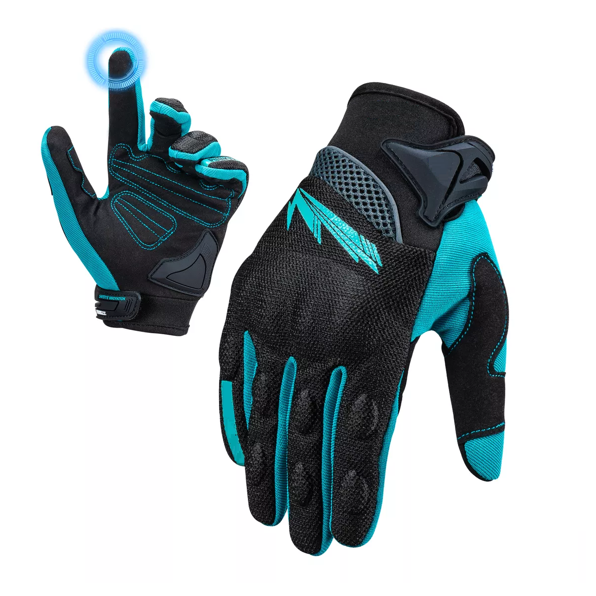 Guantes Para Moto Motociclista Talla M Eo Safe Imports Esi-18252 Multicolor