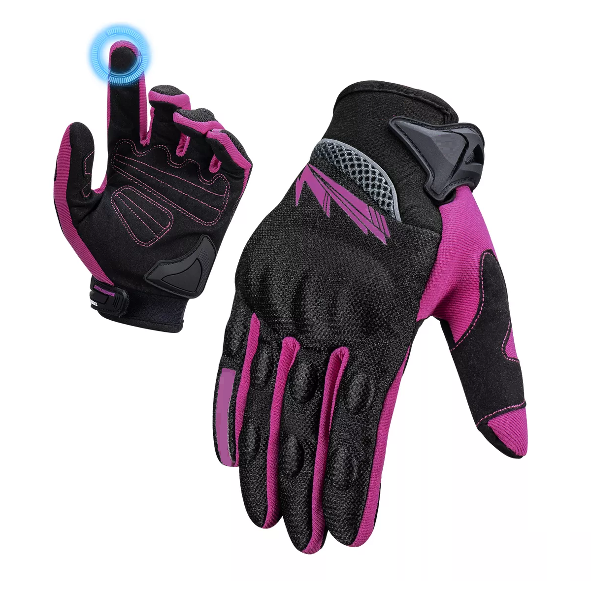 Guantes Para Moto Motociclista  Talla S Eo Safe Imports Esi-18249 Multicolor