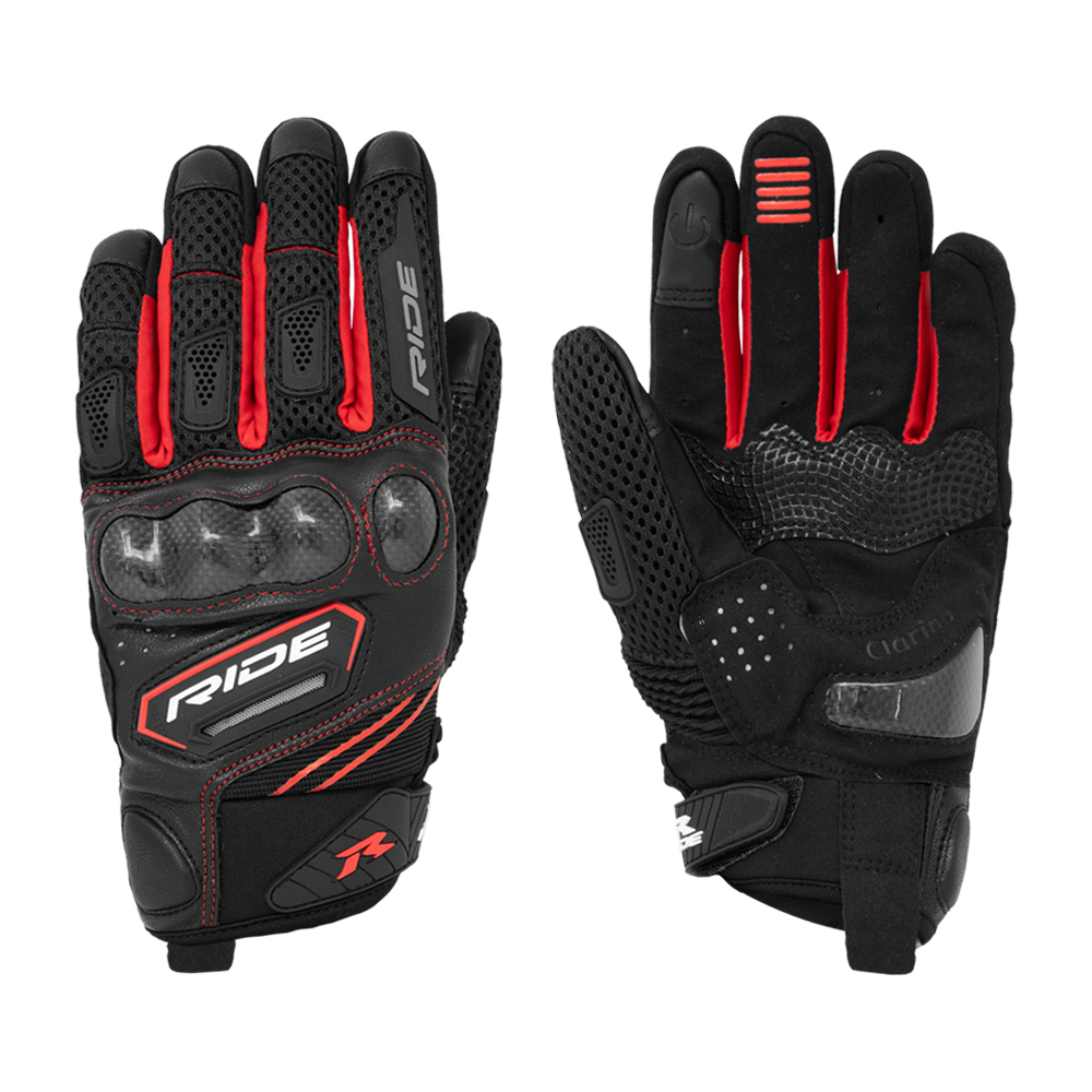 Foto 1 | Guantes Para Motociclista Ride Sport R-204 Negro/rojo