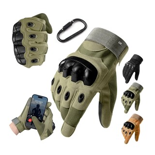 Foto 3 | Guantes Para Moto Con Protector De Nudillos Talla Xl Eo Safe Imports Esi-19256 Verde