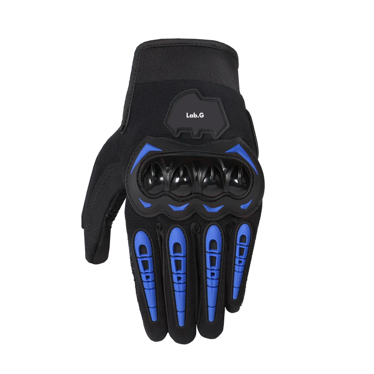 Foto 2 pulgar | Guantes Proteccion Pantalla Táctil De Dedo Para Motocicleta Talla Xl Lab.g Azul