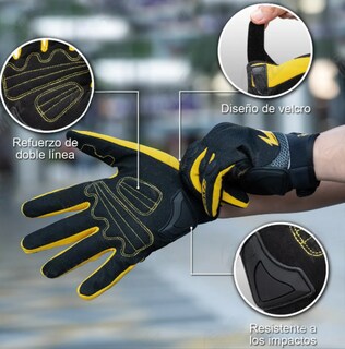 Foto 4 | Guantes De Motociclismo Talla M Xtellar Multiuso Protección Total Para Hombres Y Mujeres