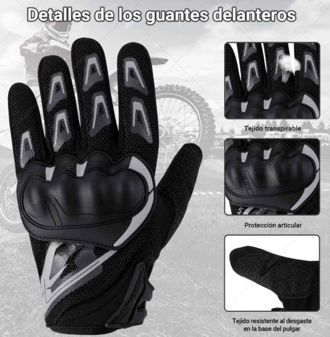 Foto 3 pulgar | Guantes para Motociclista Xtellar XTLLAR5899