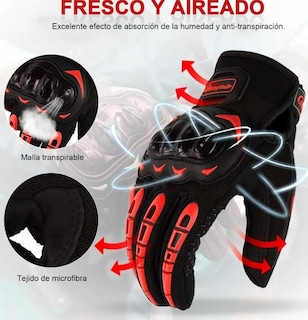 Foto 3 | Xtellar Guantes De Motorista De Lujo: Seguridad Antideslizante Y Confort