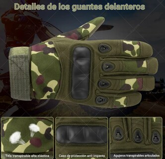Foto 3 | Xtellar Guantes Tácticos Premium Para Motocicleta Con Pantalla Táctil Y Protección Superior.