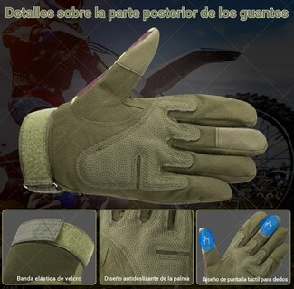 Foto 4 | Xtellar Guantes Tácticos Premium Para Motocicleta Con Pantalla Táctil Y Protección Superior.