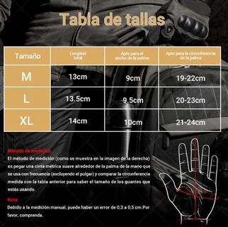 Foto 2 | Xtellar Guantes Tácticos Premium Para Motocicleta Con Pantalla Táctil Y Protección Superior.