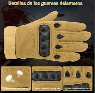 Foto 3 | Xtellar Guantes Tácticos Premium Para Motocicleta Con Pantalla Táctil Y Protección Superior.