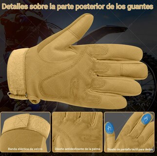 Foto 4 | Xtellar Guantes Tácticos Premium Para Motocicleta Con Pantalla Táctil Y Protección Superior.