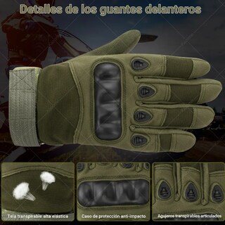 Foto 2 | Xtellar Guantes Tácticos Premium Para Motocicleta Con Pantalla Táctil Y Protección Superior.