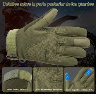 Foto 3 | Xtellar Guantes Tácticos Premium Para Motocicleta Con Pantalla Táctil Y Protección Superior.