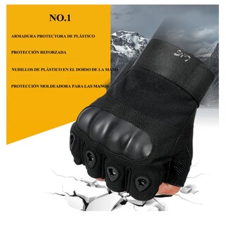 Foto 2 | Guantes Tácticos Militares Sin Dedos Para Moto Verde Olivo Lab.g Talla:m: 7.5-7.9 Pulgadas