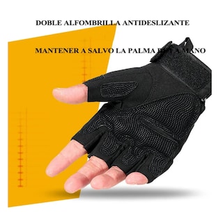 Foto 4 | Guantes Tácticos Militares Sin Dedos Para Moto Verde Olivo Lab.g Talla:m: 7.5-7.9 Pulgadas