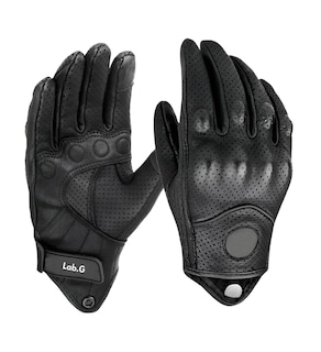 Foto 1 | Guantes De Moto 100% Cabra Piel Táctil Talla G Con Agujero