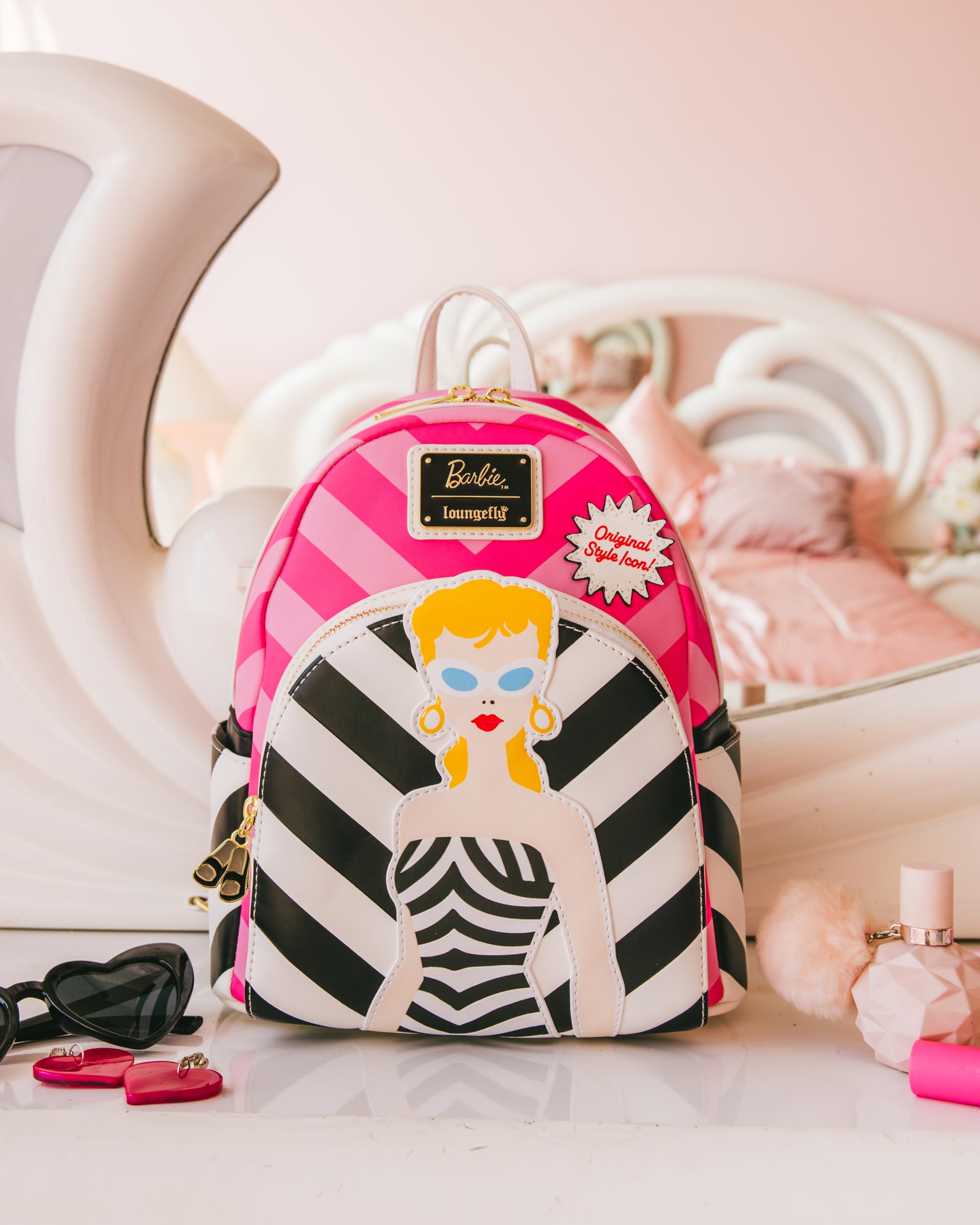 Foto 4 pulgar | Minimochila Loungefly Barbie, 65 Aniversario De Barbie - Venta Internacional.