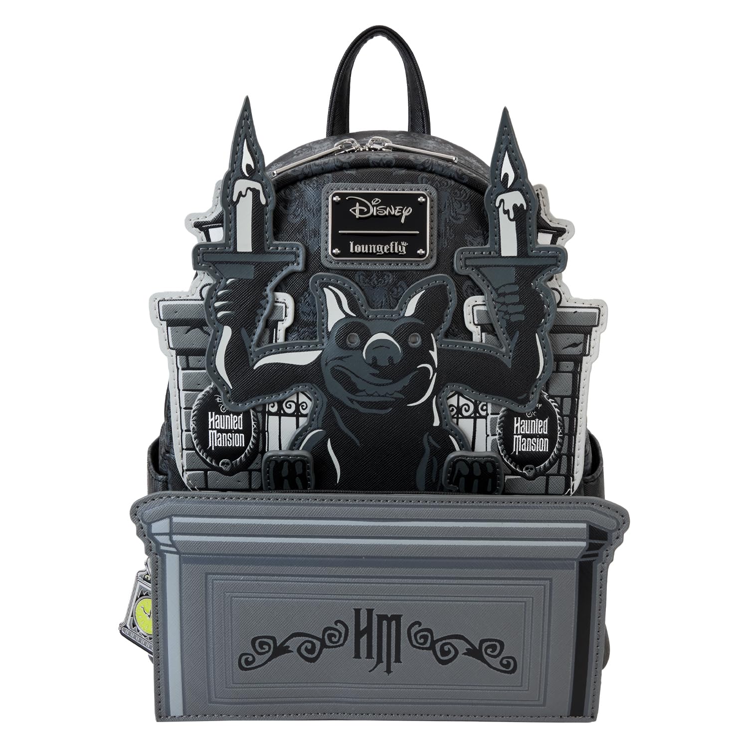 Foto 2 pulgar | Papel Pintado Backpack Loungefly Disney Haunted Mansion Gargoyle - Venta Internacional.