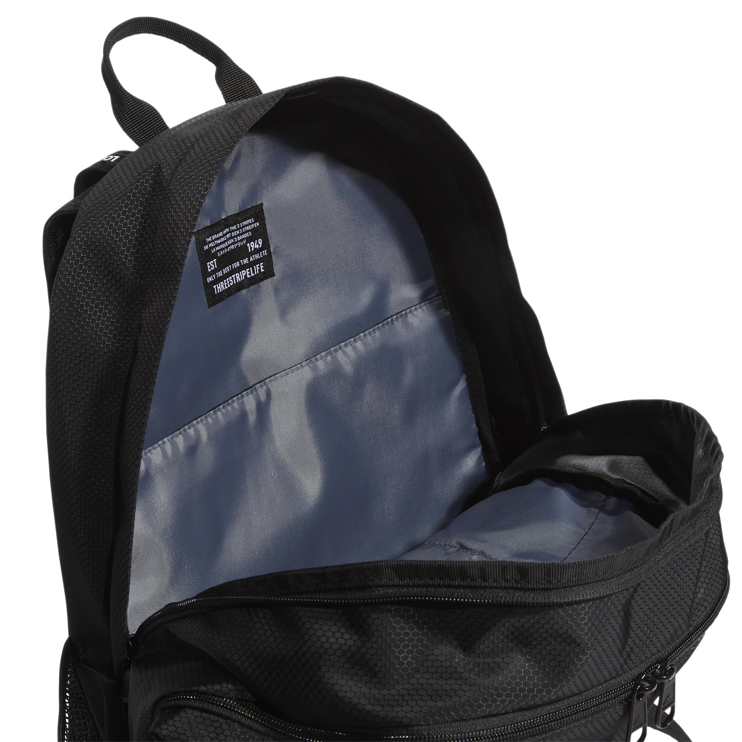 Foto 5 pulgar | Mochila Adidas Excel En Blanco Y Negro Con Garantía De Por Vida - Venta Internacional.