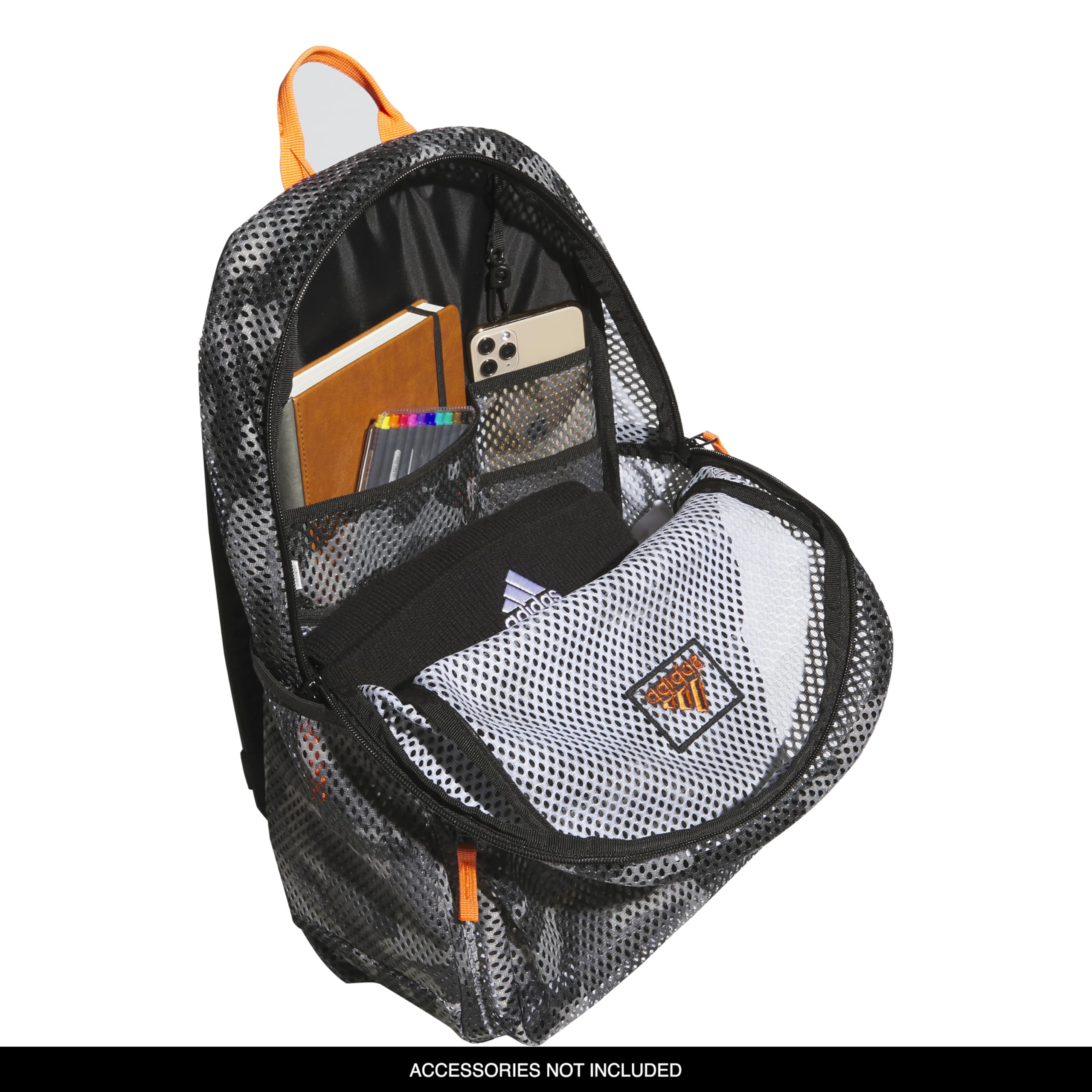 Foto 3 pulgar | Mochila Adidas Hermosa Mesh See-through Transparente - Venta Internacional.