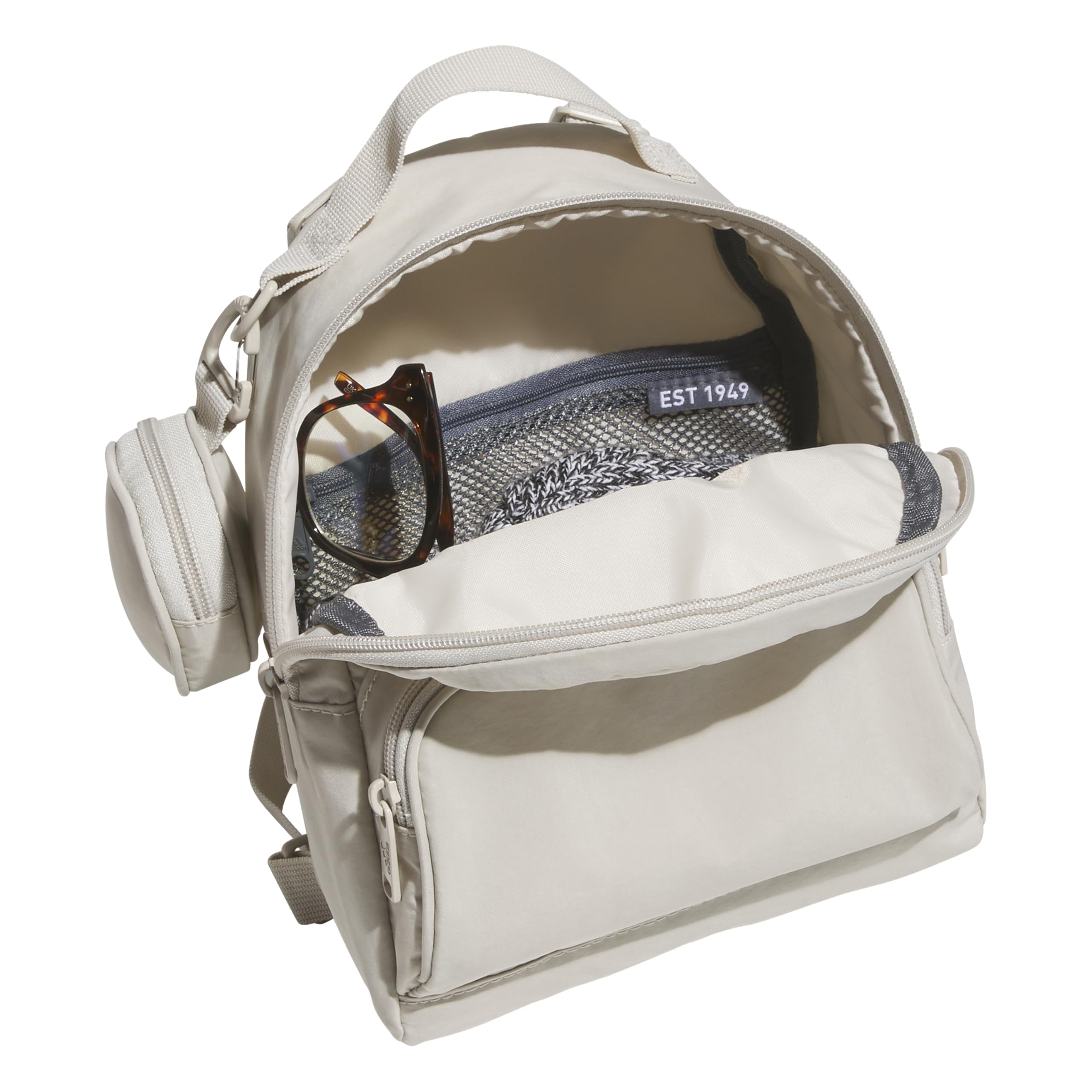 Foto 4 pulgar | Mochila Adidas Must Have Mini Wonder Alúmina Gris/putty Beige - Venta Internacional.