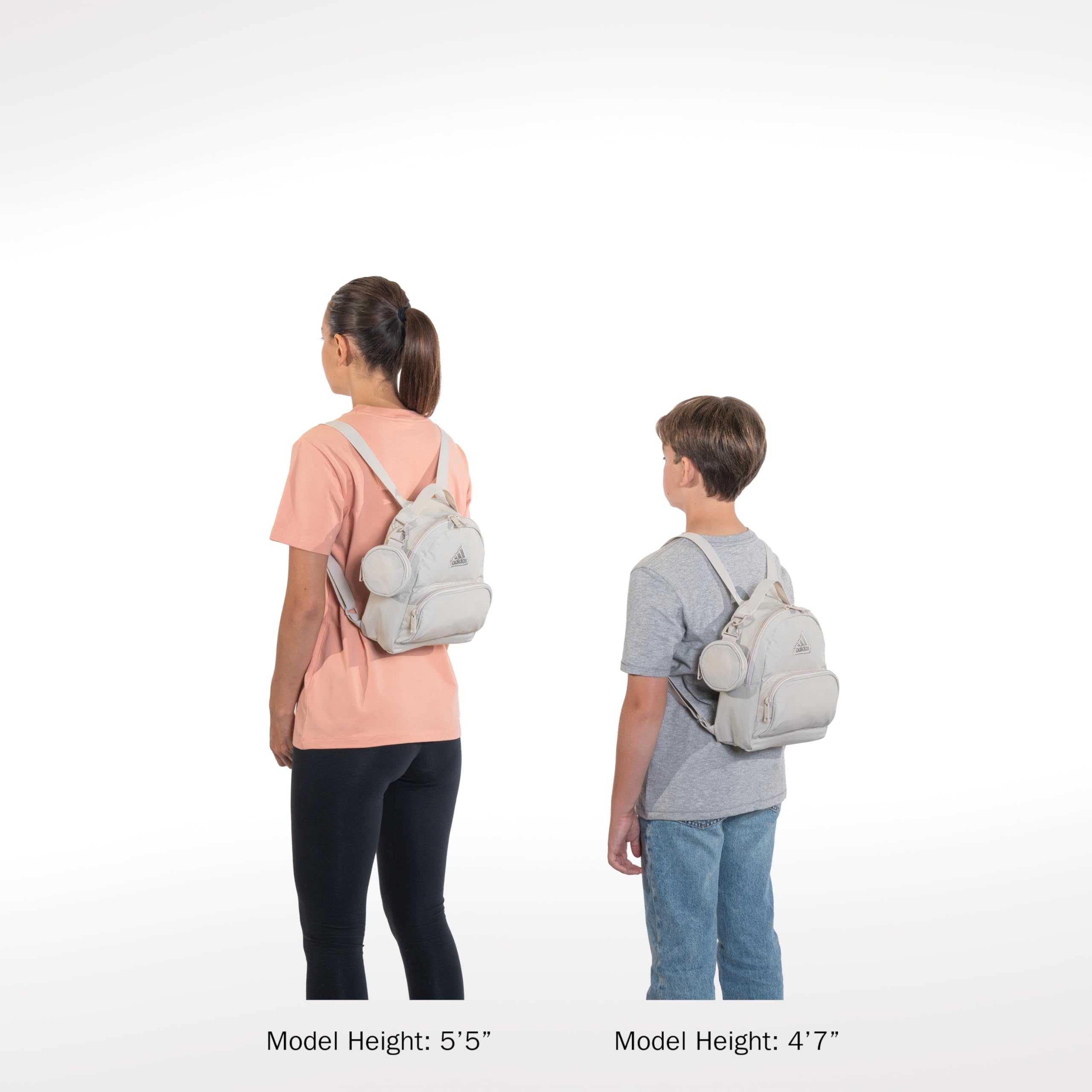 Foto 7 pulgar | Mochila Adidas Must Have Mini Wonder Alúmina Gris/putty Beige - Venta Internacional.