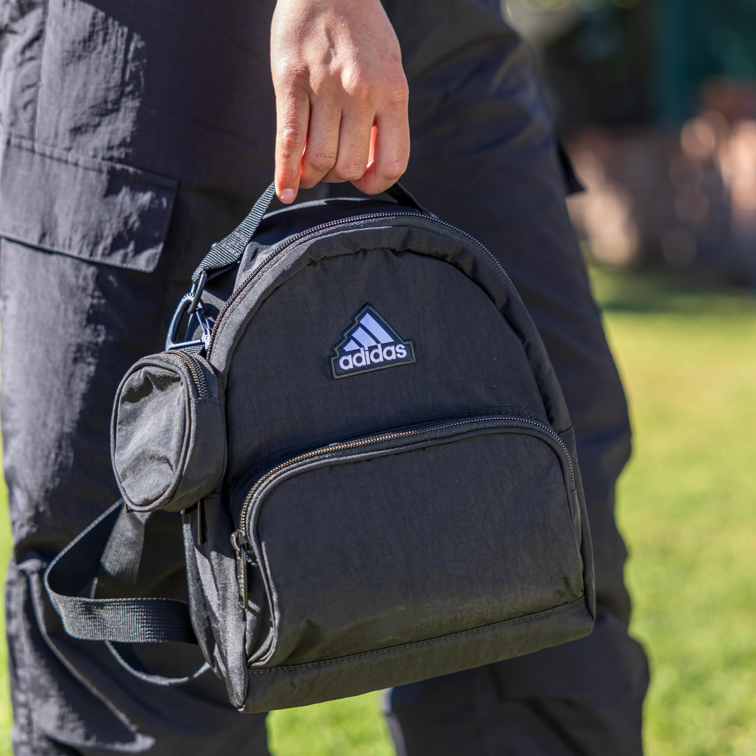 Foto 8 pulgar | Mochila Adidas Must Have Mini Wonder Alúmina Gris/putty Beige - Venta Internacional.