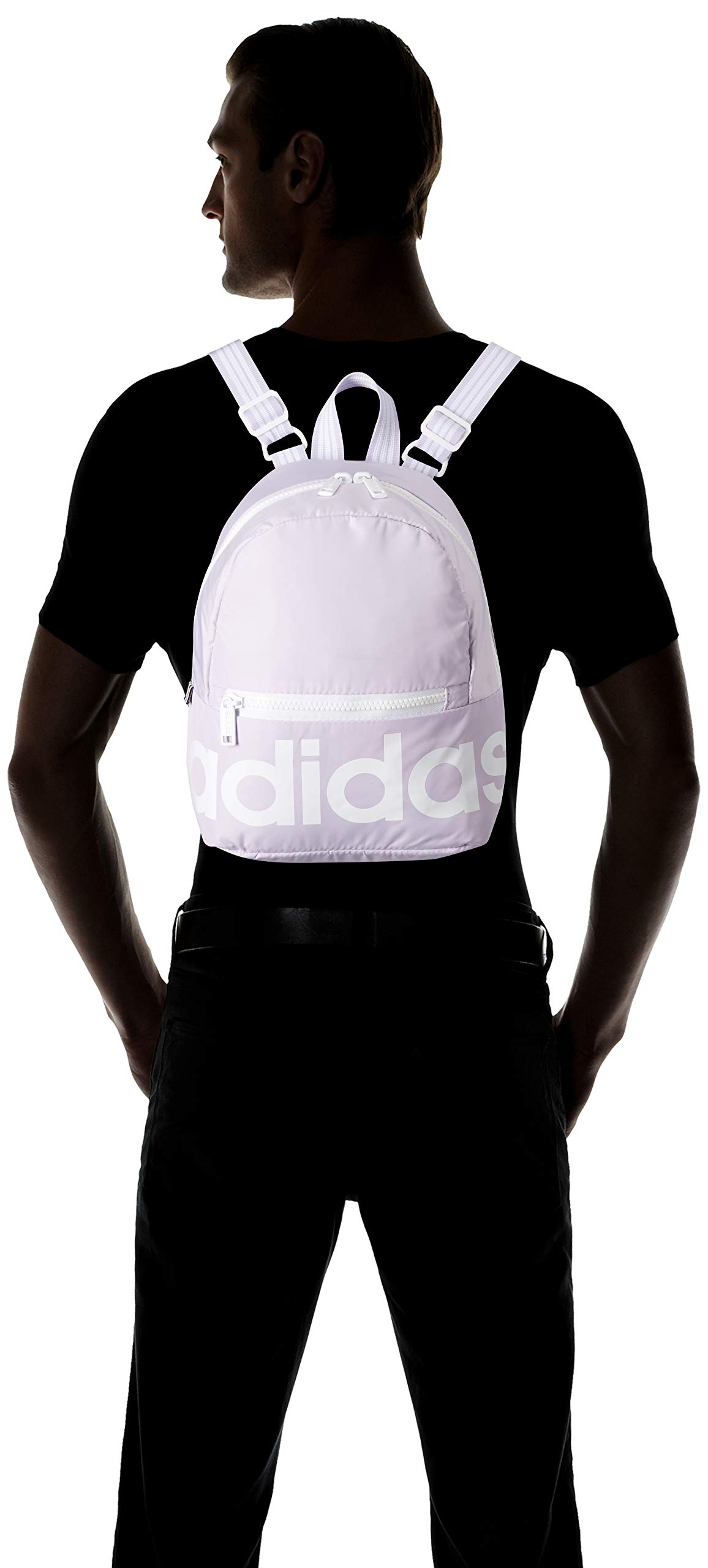 Foto 3 pulgar | Mochila Adidas Linear Unisex Morado - Venta Internacional