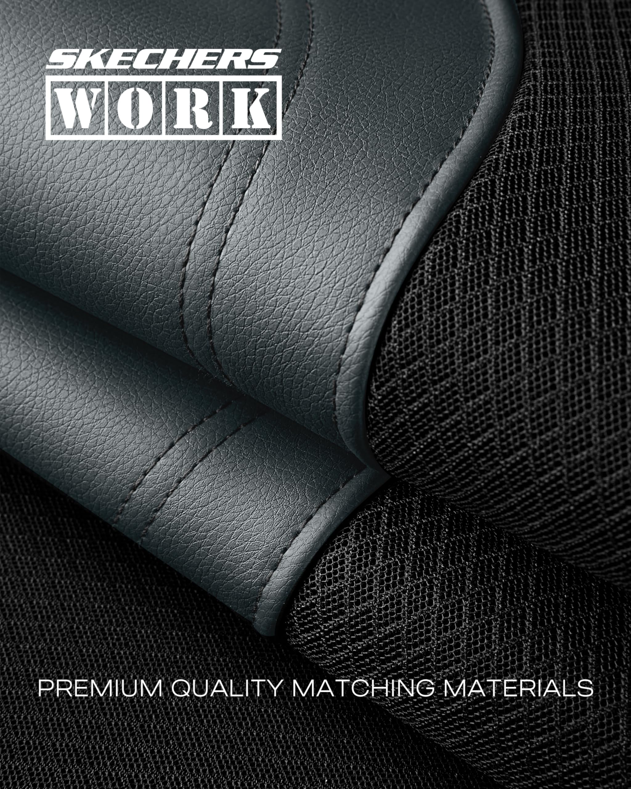 Foto 7 pulgar | Fundas Para Asientos De Coche Skechers Work, Piel Oxford, Color Gris - Venta Internacional.
