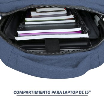 Foto 5 | Mochila Shell Azul