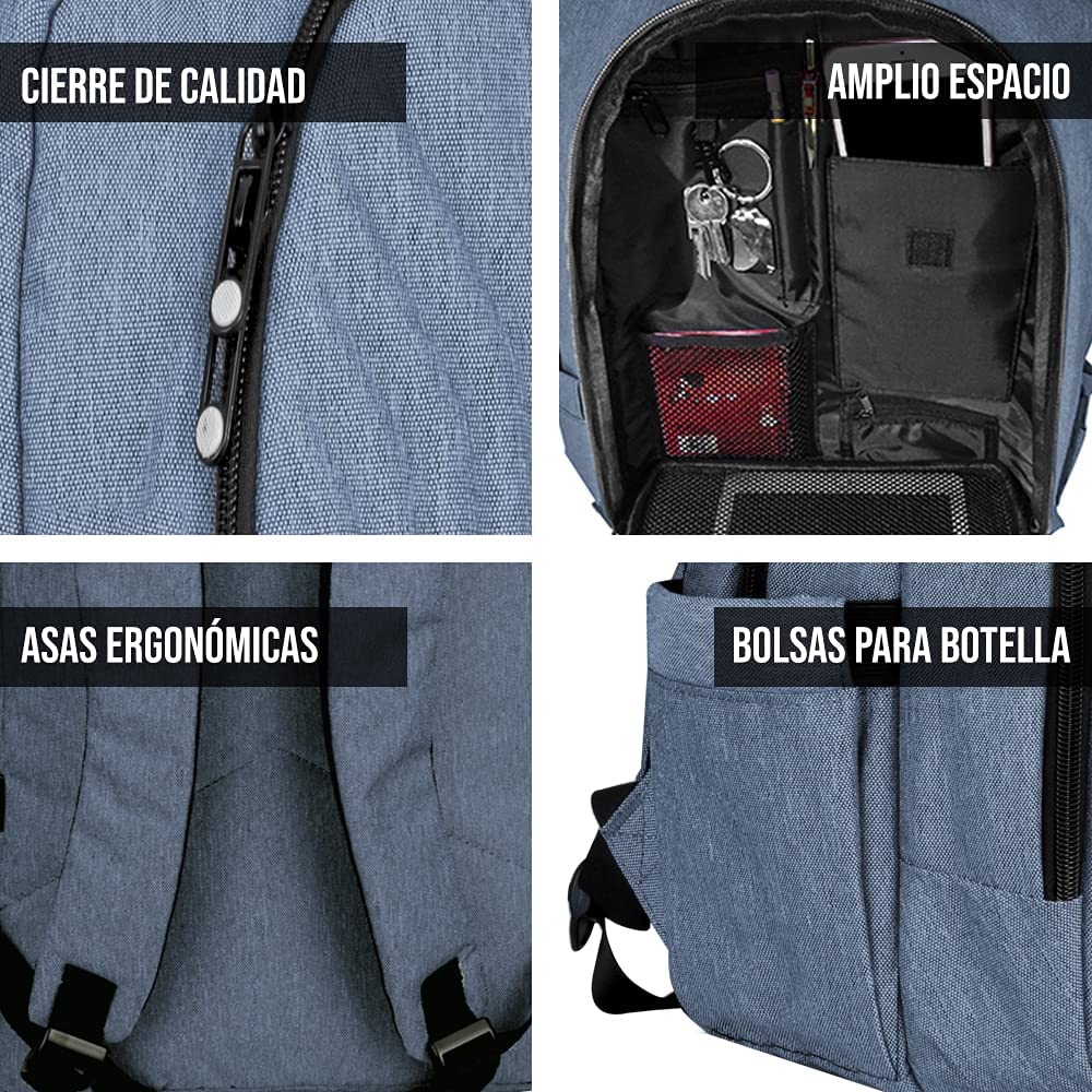 Foto 7 pulgar | Mochila Shell Azul