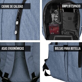 Foto 6 | Mochila Shell Azul