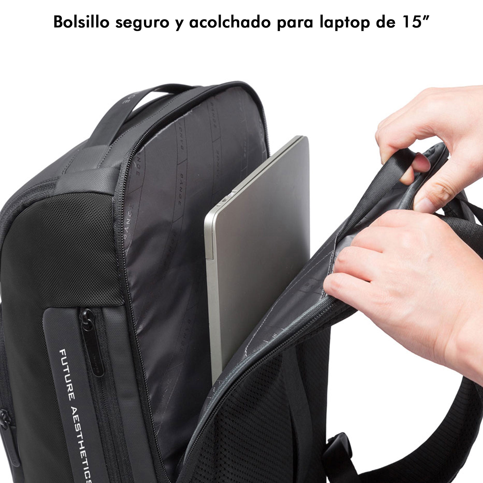 Foto 4 pulgar | Mochila Ejecutiva Negra