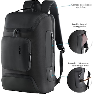 Foto 4 | Mochila Ejecutiva Negra