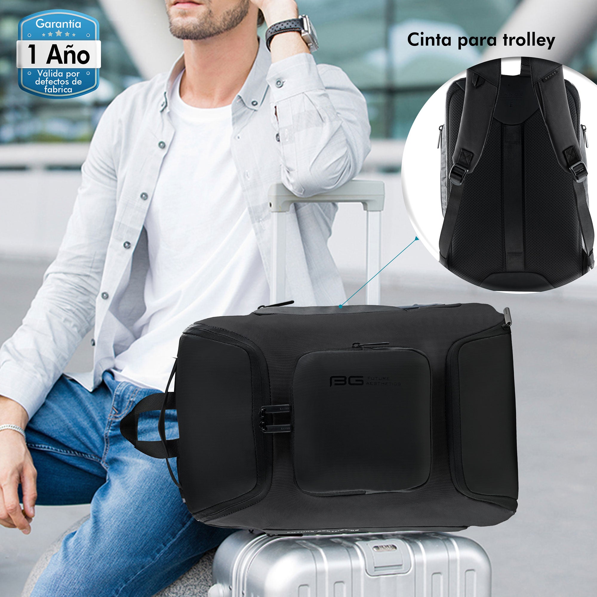 Foto 6 | Mochila Ejecutiva Negra