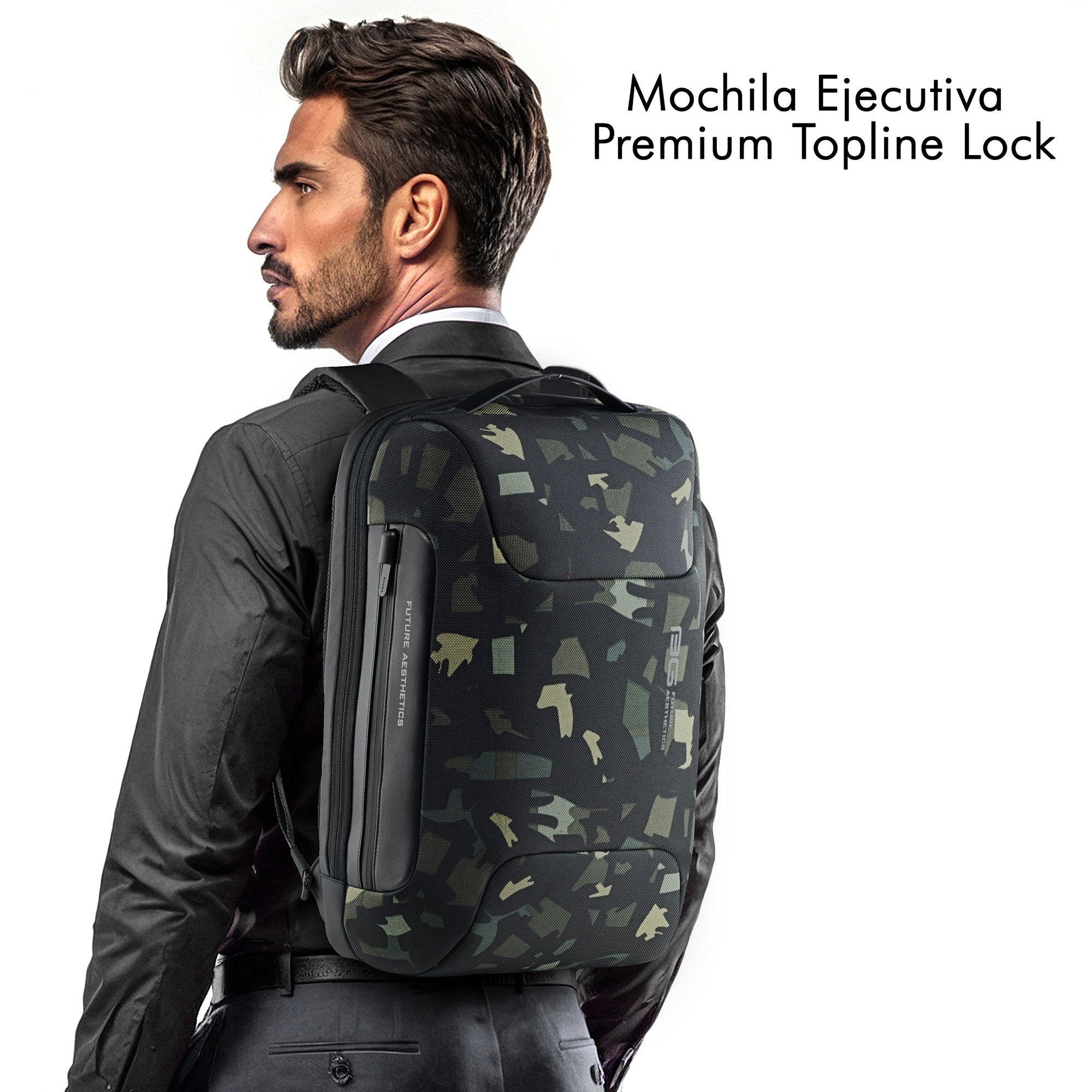 Foto 7 pulgar | Mochila Ejecutiva Premium Topline Camuflaje