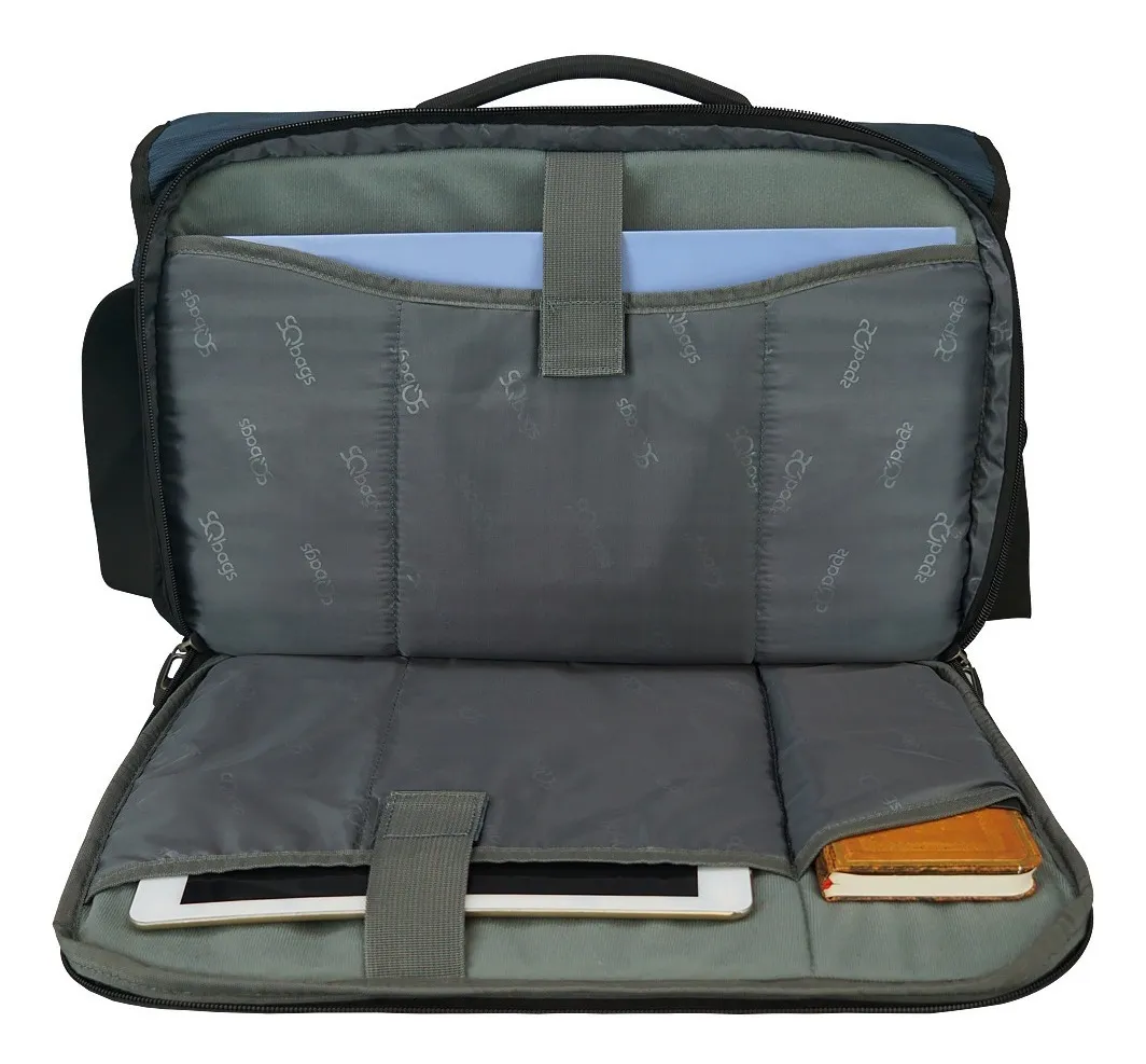 Foto 6 pulgar | Maletín para Laptop Sqbags Azul