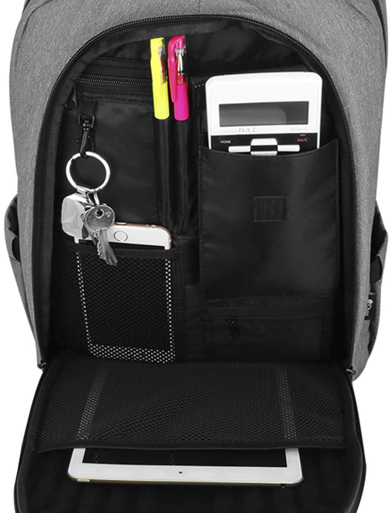 Foto 5 pulgar | Mochila Shell Gris