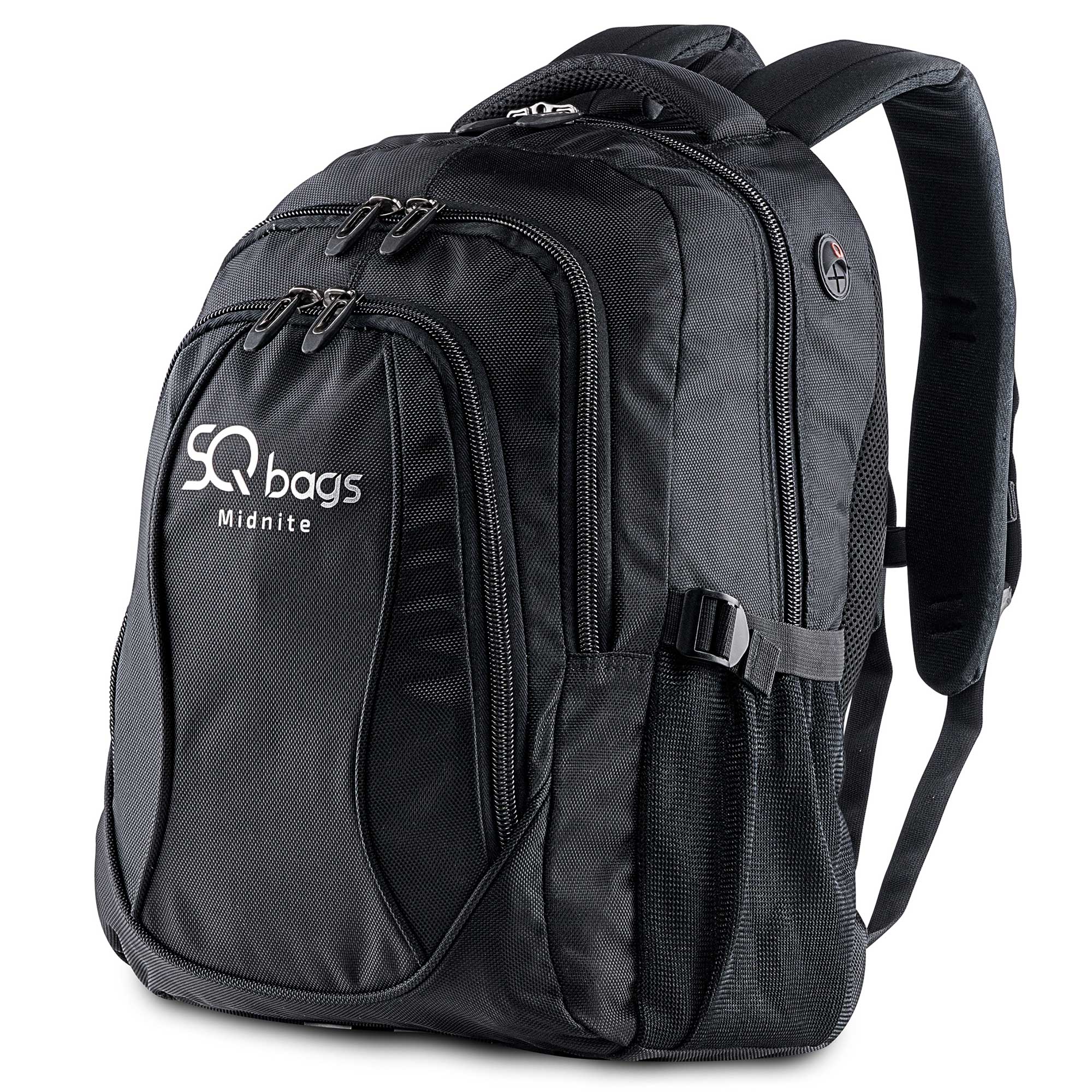 Mochila Negra con Compartimento Acolchado para Laptop